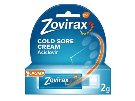 Zovirax Cold Sore Cream 2g Pump on Sale