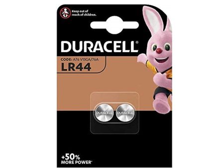 Duracell LR44 Alkaline Batteries (2 Pack) For Discount