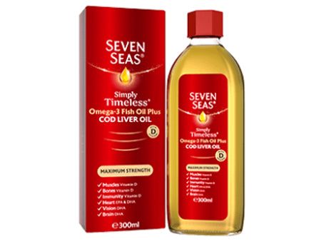 Seven Seas Cod Liver Oil Maximum Strength 300ml Fashion