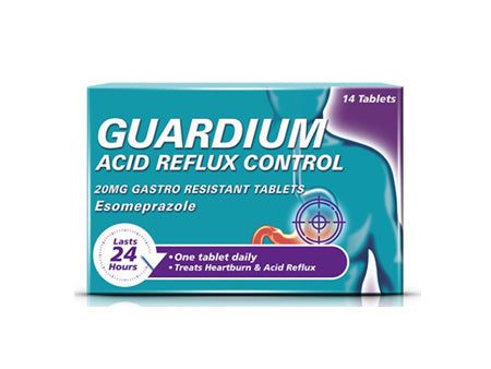 Guardium Acid Reflux Control 20mg Gastro-Resistant Tablets (14 Tablets) For Discount