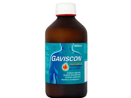 Gaviscon Peppermint Liquid Relief 600ml on Sale