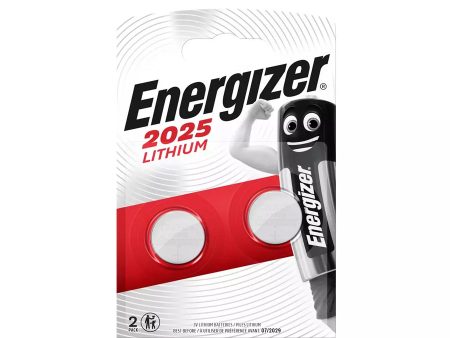 Energizer 2025 Lithium Coin Batteries (2 Pack) For Sale