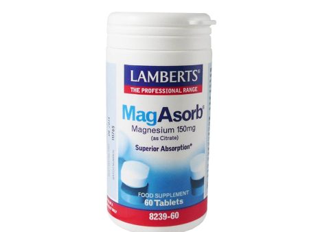 Lamberts MagAsorb Magnesium 150mg (60 Tablets) Discount