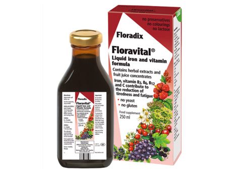 Floradix Floravital Liquid Iron (No Yeast or Gluten) 250ml For Discount