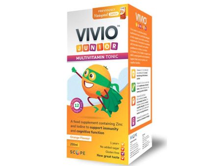 Vivio Junior Multivitamin Tonic (Orange Flavour) 250ml on Sale