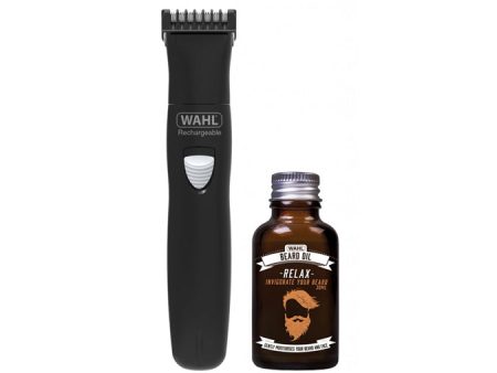 WAHL Beard Trimmer & Beard Oil Gift Set (9865-805) Online