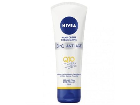 Nivea 3 in 1 Q10 Anti-Age Hand Cream 100ml Online now