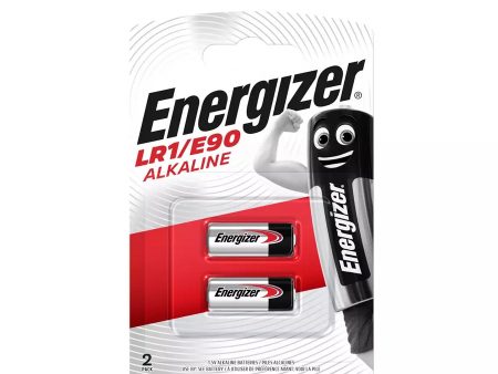 Energizer LR1 Alkaline Batteries (2 Pack) Supply