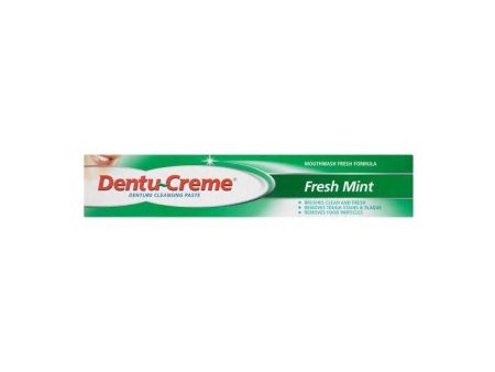 Dentu-Creme Denture Cleansing Paste Fresh Mint 75ml Fashion