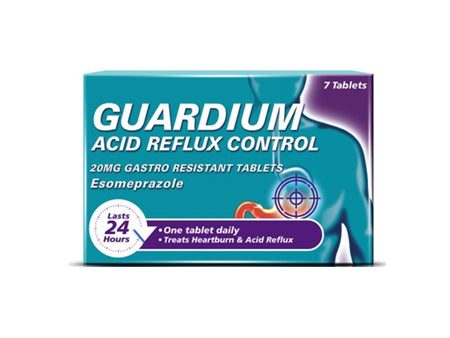 Guardium Acid Reflux Control 20mg Gastro-Resistant Tablets (7 Tablets) Hot on Sale