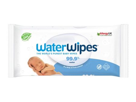 WaterWipes Biodegradable Baby Wipes (60 Wipes) Supply