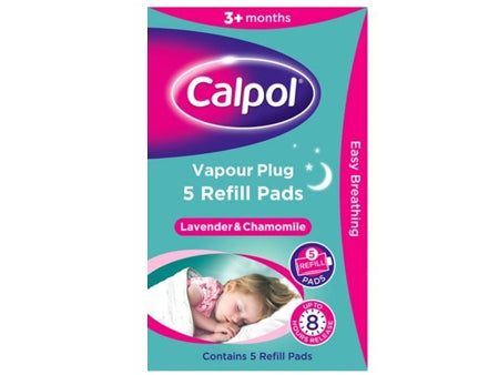 Calpol Vapour Plug 5 Refill Pads - Lavender & Chamomile For Cheap