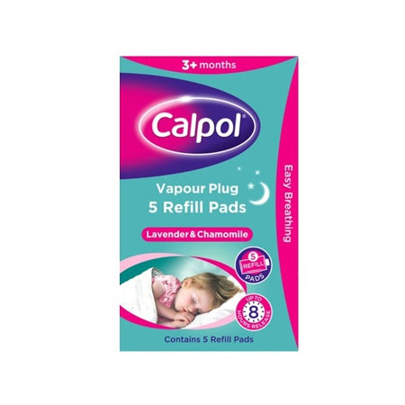 Calpol Vapour Plug 5 Refill Pads - Lavender & Chamomile For Cheap