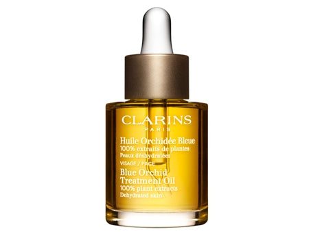 Clarins Blue Face Treatment Orchid Oil for Devitalized or Dehydrated Skin 30ml Online now