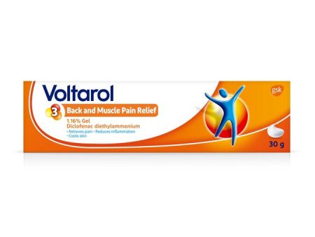 Voltarol Back and Muscle Pain Relief 1.16% Gel 30g Fashion