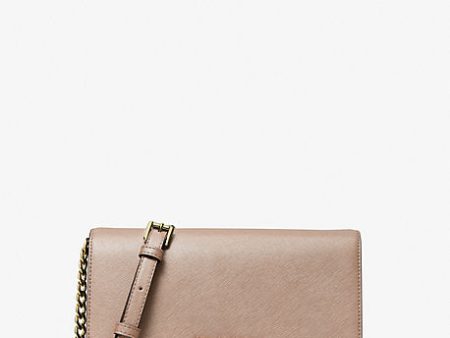 Daniela Large Saffiano Leather Crossbody Bag Cheap