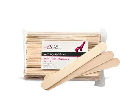 Lycon waxing spatulas for the body -Tongue Depressors Discount