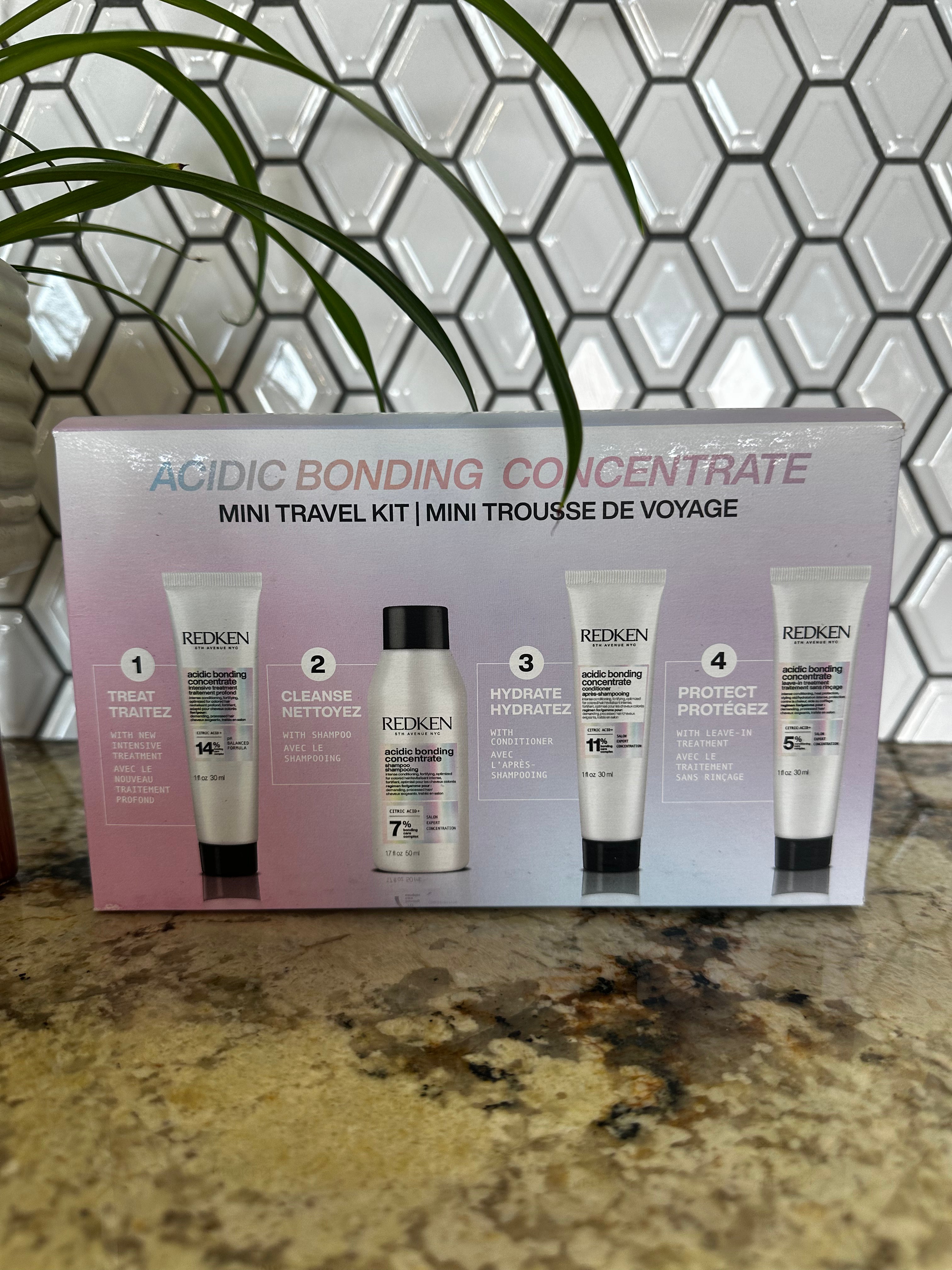 Redken Acidic Bonding Concentrate Mini Travel Kit Hot on Sale