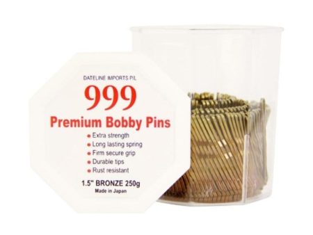 999 Bobby Pins Small 1.5  Bronze For Sale