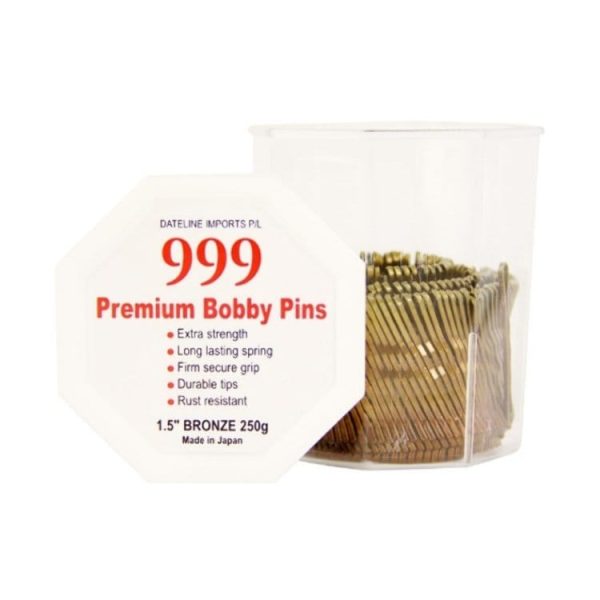 999 Bobby Pins Small 1.5  Bronze For Sale