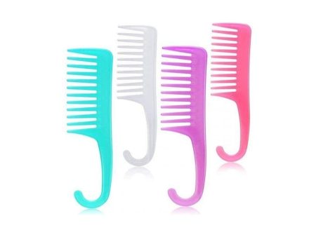 Shower Hook Combs Clear Hot on Sale