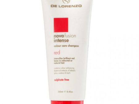 De Lorenzo Nova Fusion Intense Colour Care Shampoo - Red (200ml) Online Sale