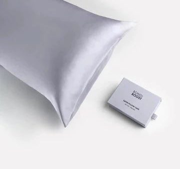 Bondi Boost Satin Pillowcase GREY Standard size Sale