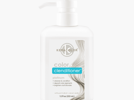 Keracolor Colour + Clenditioner Platinum - 355ml Discount