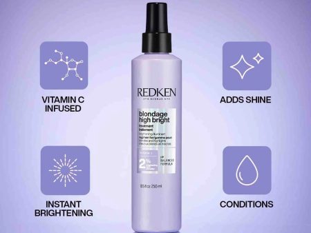 Redken blondage high bright treatment 2%   250ml Hot on Sale