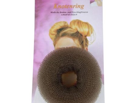 Hair Donut large Brown 10cm Supply