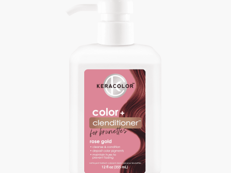 Keracolor Colour + Clenditioner for Brunettes Rose Gold - 355ml Fashion