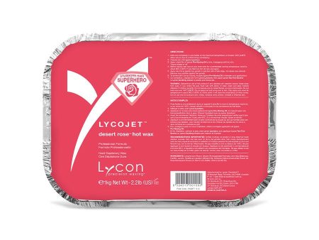 Lycojet desert rose hot wax 1kg For Sale