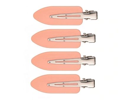 HBI No Crease Clips - Flat Hair Clips Peach Hot on Sale