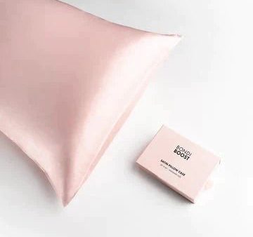 Bondi Boost Satin Pillowcase BLUSH Standard size Hot on Sale