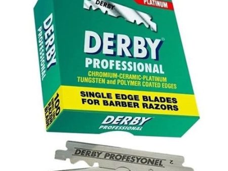 Derby Professional Single Edge Blades (1 box = 100 blades) For Sale