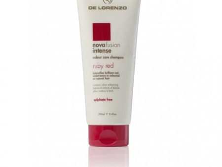 De Lorenzo Nova Fusion Intense Colour Care Shampoo - Ruby Red (200ml) Online Hot Sale