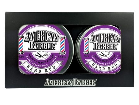 American Barber Hard Mud 50ml-100ml - DUO- PACK. on Sale