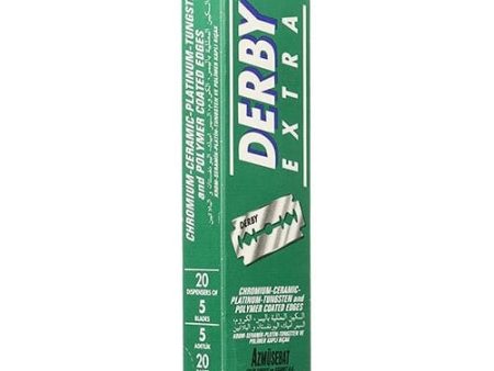 Derby Extra Double Edge Razor Blades 100pcs (20 Packets of 5) Sale