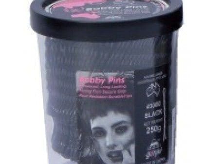 #555 BOBBY PINS 2  BLACK 250g For Discount