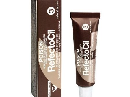 Refectocil Eyelash & Eyebrow Tint Natural Brown (3) 15ml Cheap