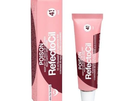 Refectocil Eyelash & Eyebrow Tint Red (4.1) 15ml Hot on Sale