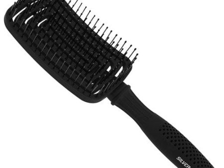 Silver Bullet Black Velvet Detangle Vent Hair Brush Supply