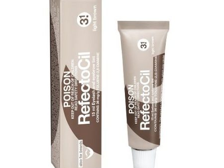 Refectocil Eyelash & Eyebrow Tint Light Brown (3.1) 15ml Fashion