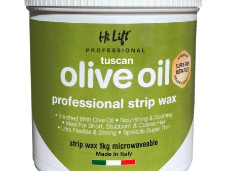 Hi Lift Tuscan Olive Oil Strip Wax - 1000ml Tub Online