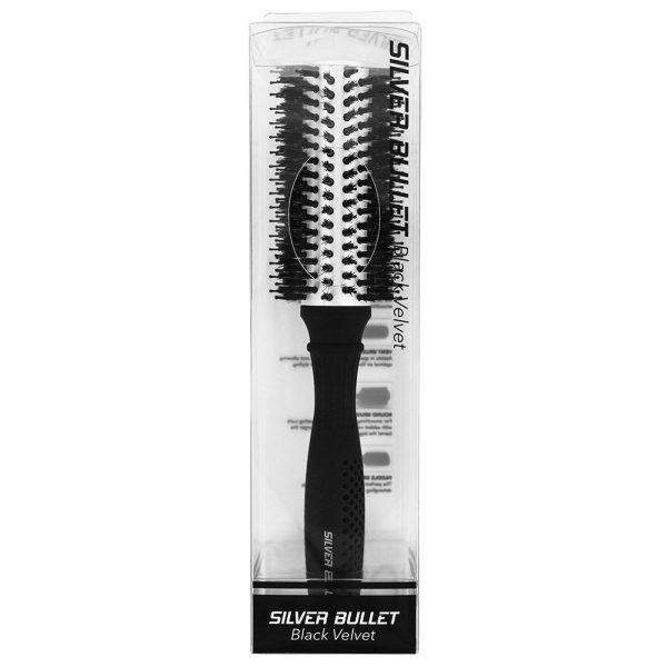 Silver Bullet Black Velvet Round Hair Brush Large Online