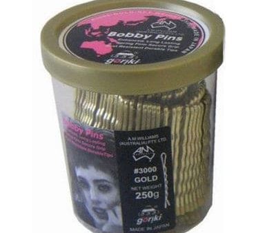 555 BOBBY PIN GOLD 1.5  TUB 250g Online