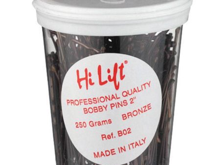 Hi Lift Bobby Pins Bronze 250g Tub Online