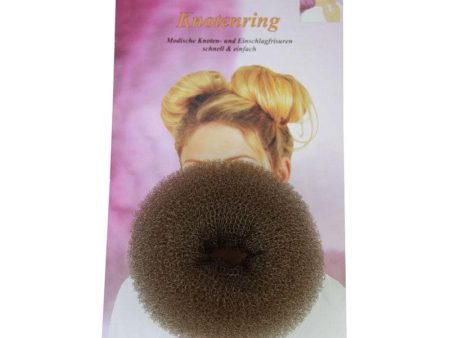 Hair Donut Medium Brown 8cm Hot on Sale