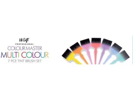 Hi Lift Colour Master Multi Colour 7pce Tint Brush Set. Hot on Sale