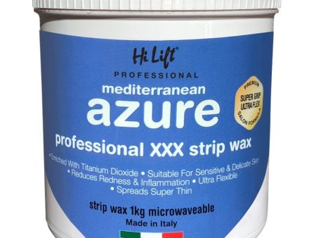 Hi Lift Mediterranean Azure Strip Wax - 1000ml Tub Discount